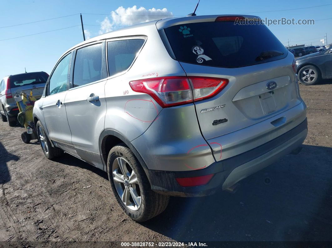 2015 Ford Escape Se Silver vin: 1FMCU0G75FUC74716