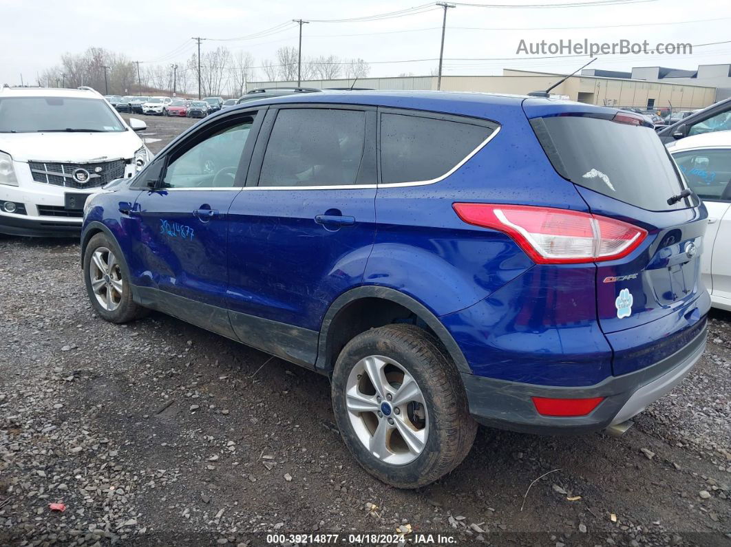 2015 Ford Escape Se Синий vin: 1FMCU0G75FUC75901