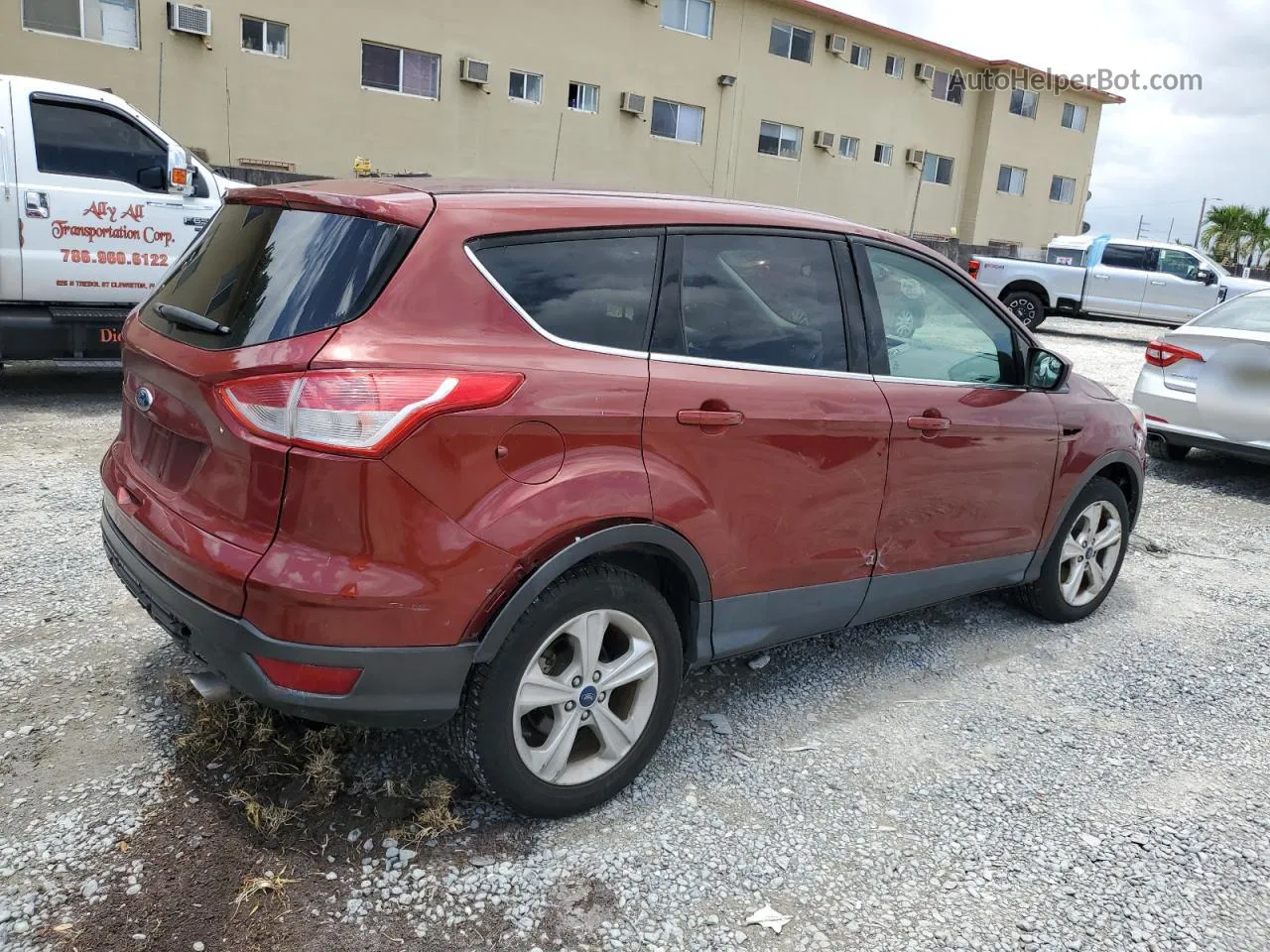 2016 Ford Escape Se Red vin: 1FMCU0G75GUB30939