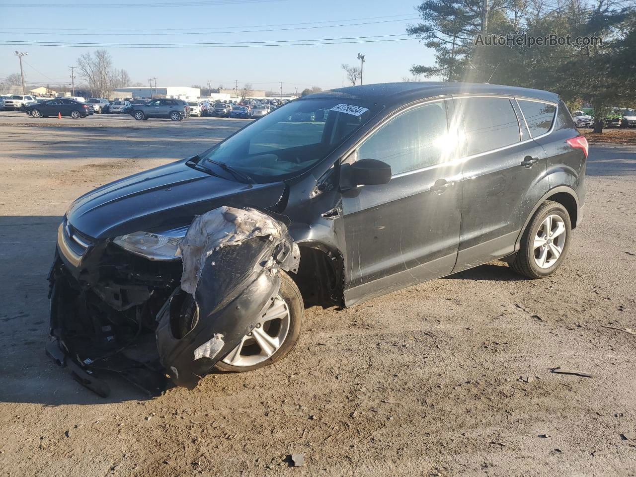 2016 Ford Escape Se Black vin: 1FMCU0G75GUB81101