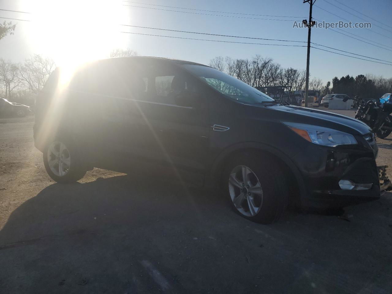 2016 Ford Escape Se Black vin: 1FMCU0G75GUB81101