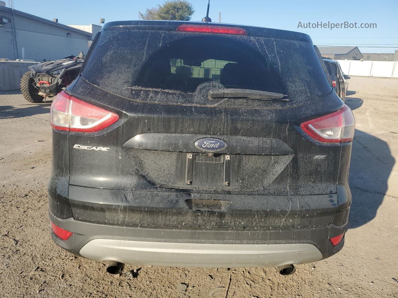 2016 Ford Escape Se Black vin: 1FMCU0G75GUB81101