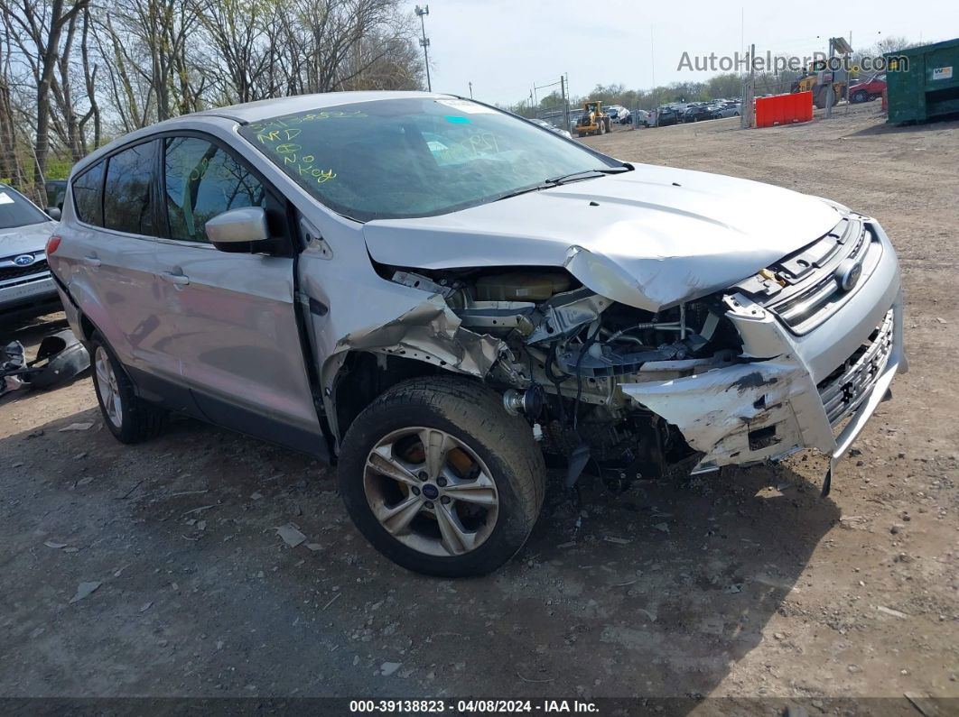 2016 Ford Escape Se Silver vin: 1FMCU0G75GUC31625