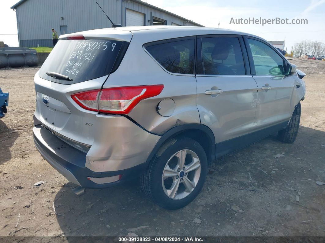 2016 Ford Escape Se Silver vin: 1FMCU0G75GUC31625