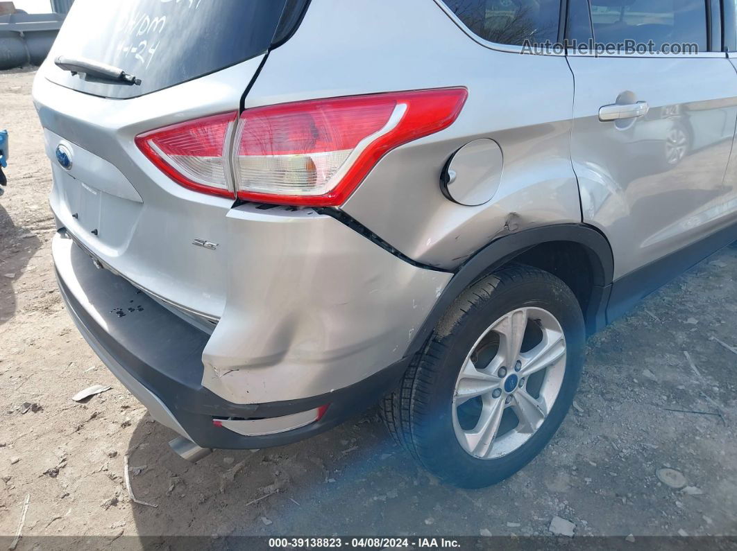 2016 Ford Escape Se Silver vin: 1FMCU0G75GUC31625