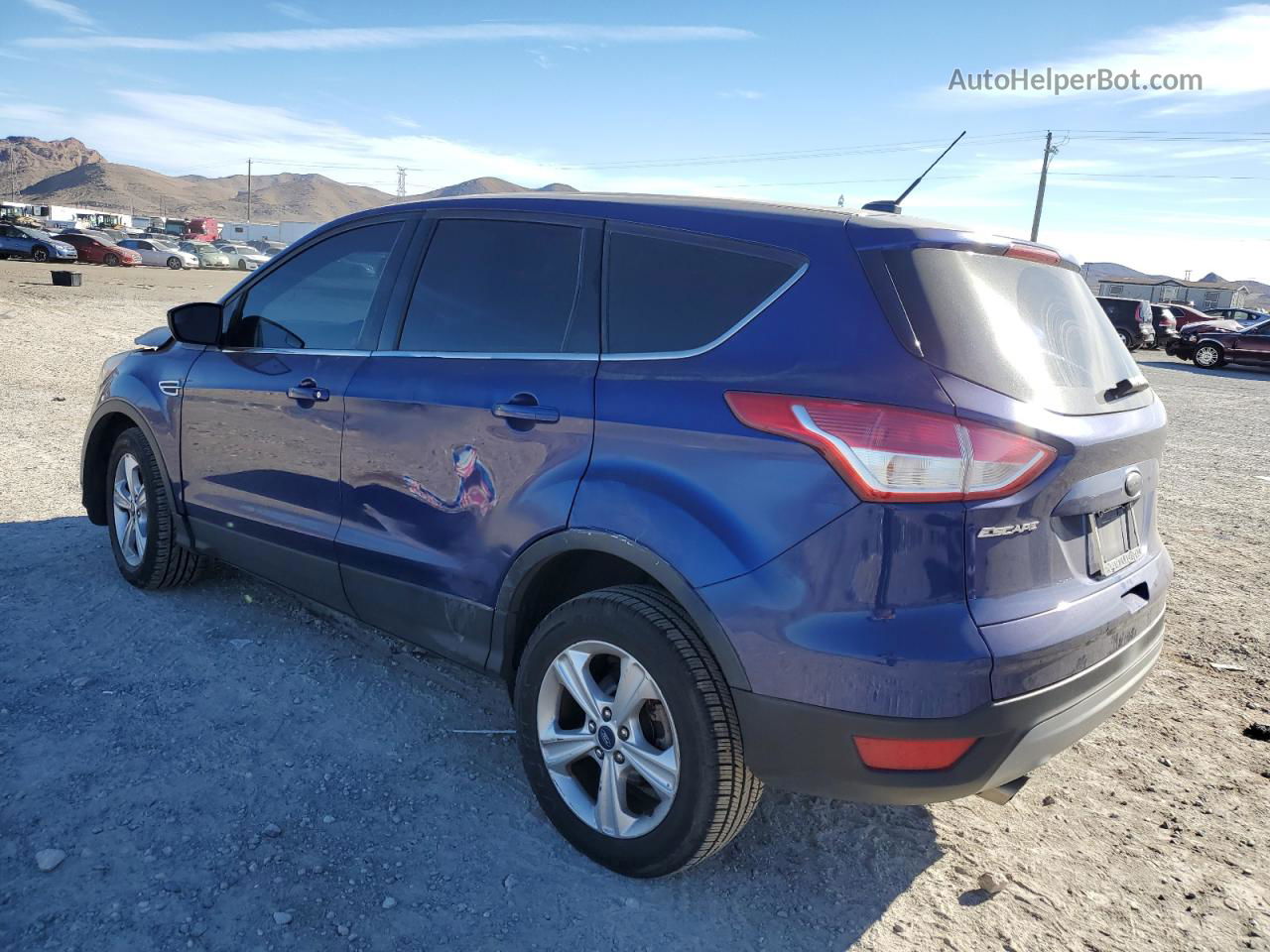 2015 Ford Escape Se Blue vin: 1FMCU0G76FUA92314