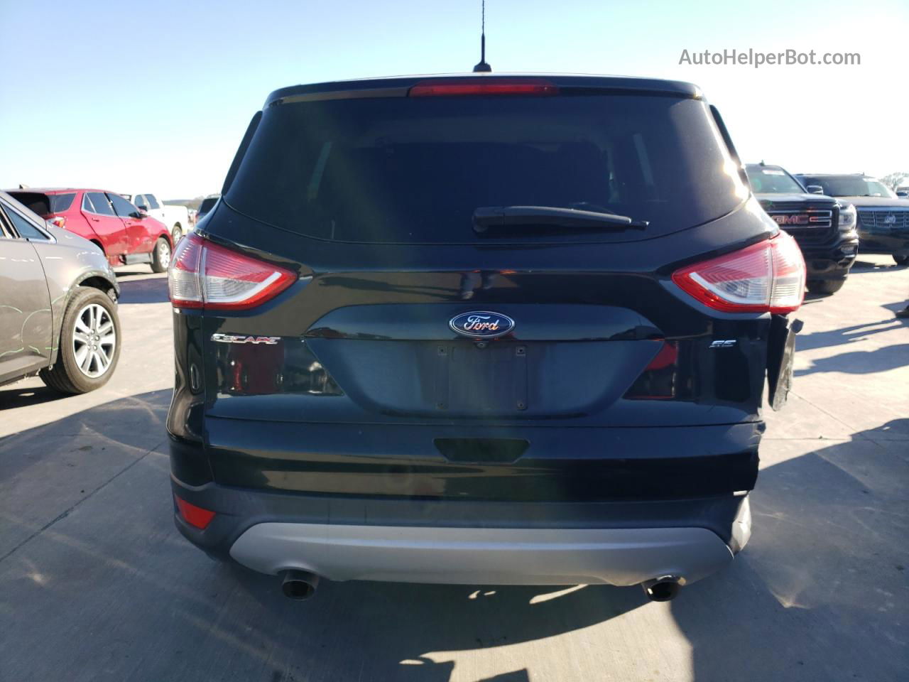 2015 Ford Escape Se Черный vin: 1FMCU0G76FUC04027