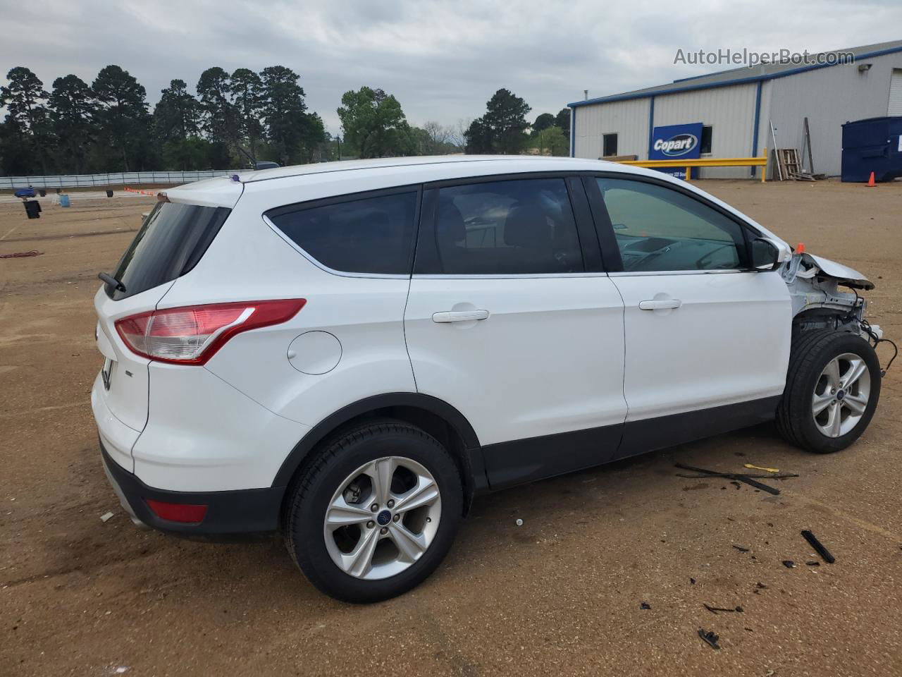 2015 Ford Escape Se White vin: 1FMCU0G76FUC24472