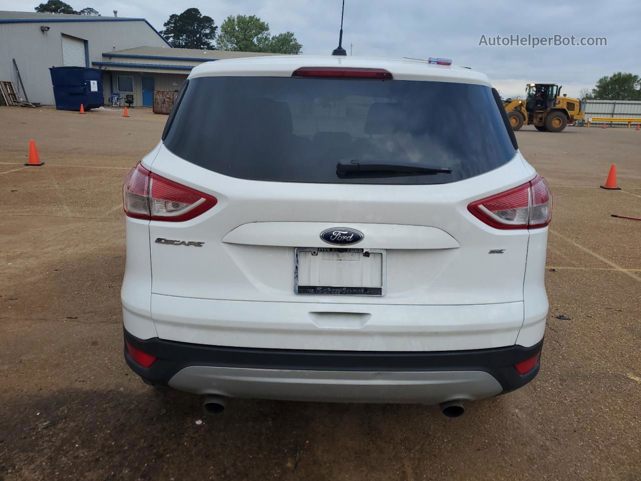 2015 Ford Escape Se White vin: 1FMCU0G76FUC24472