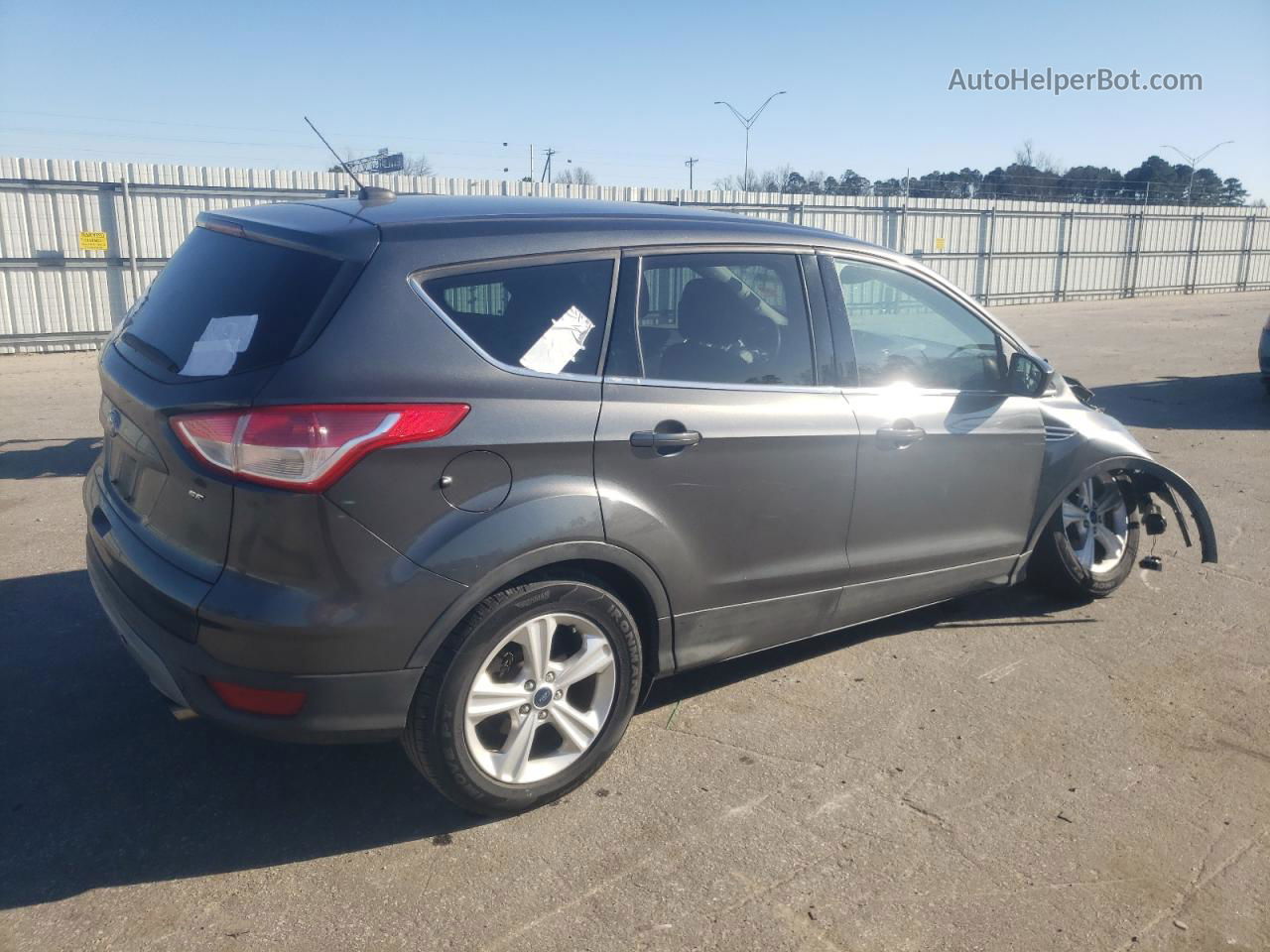 2016 Ford Escape Se Gray vin: 1FMCU0G76GUB30321