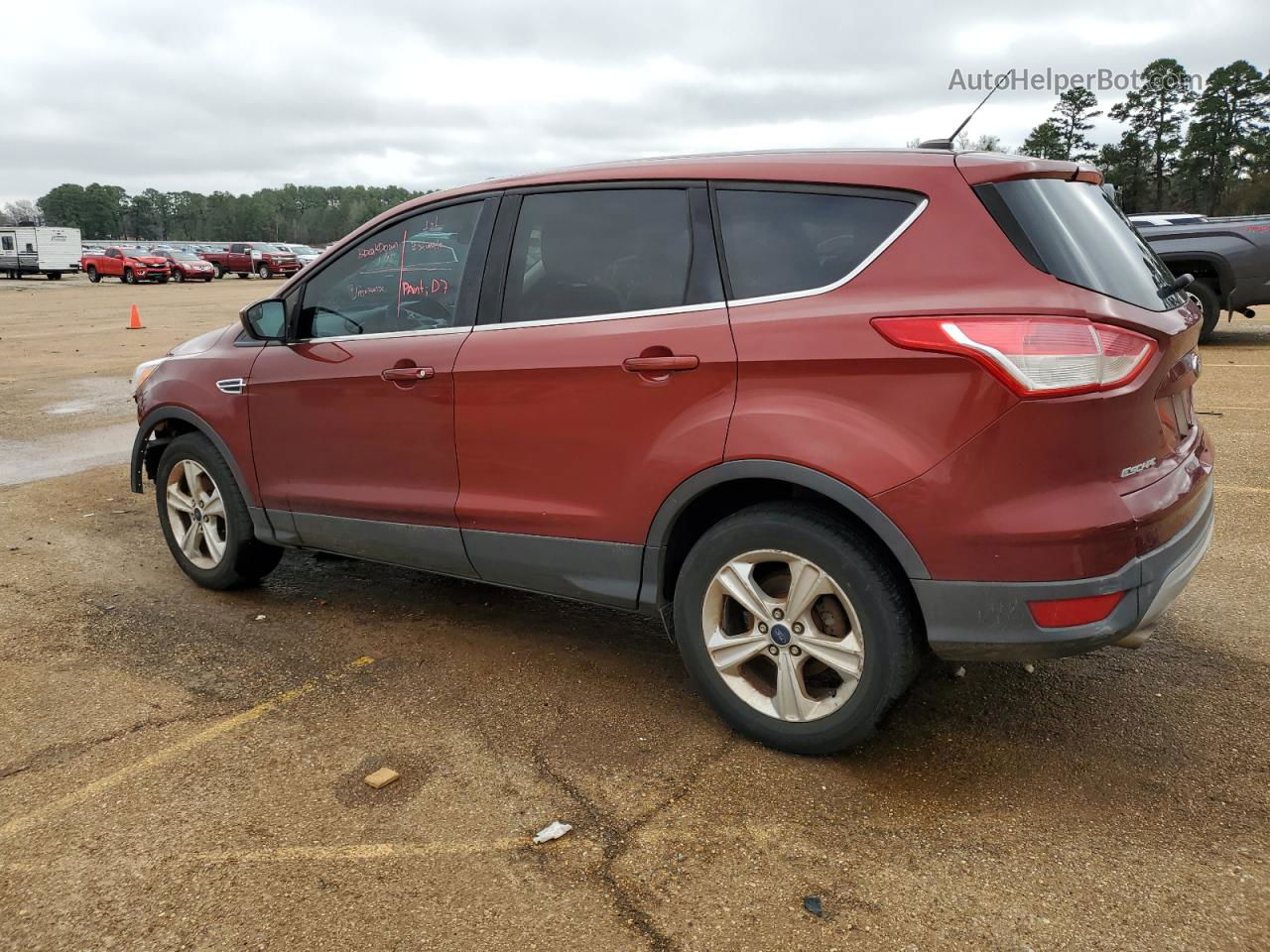 2016 Ford Escape Se Красный vin: 1FMCU0G76GUC08807