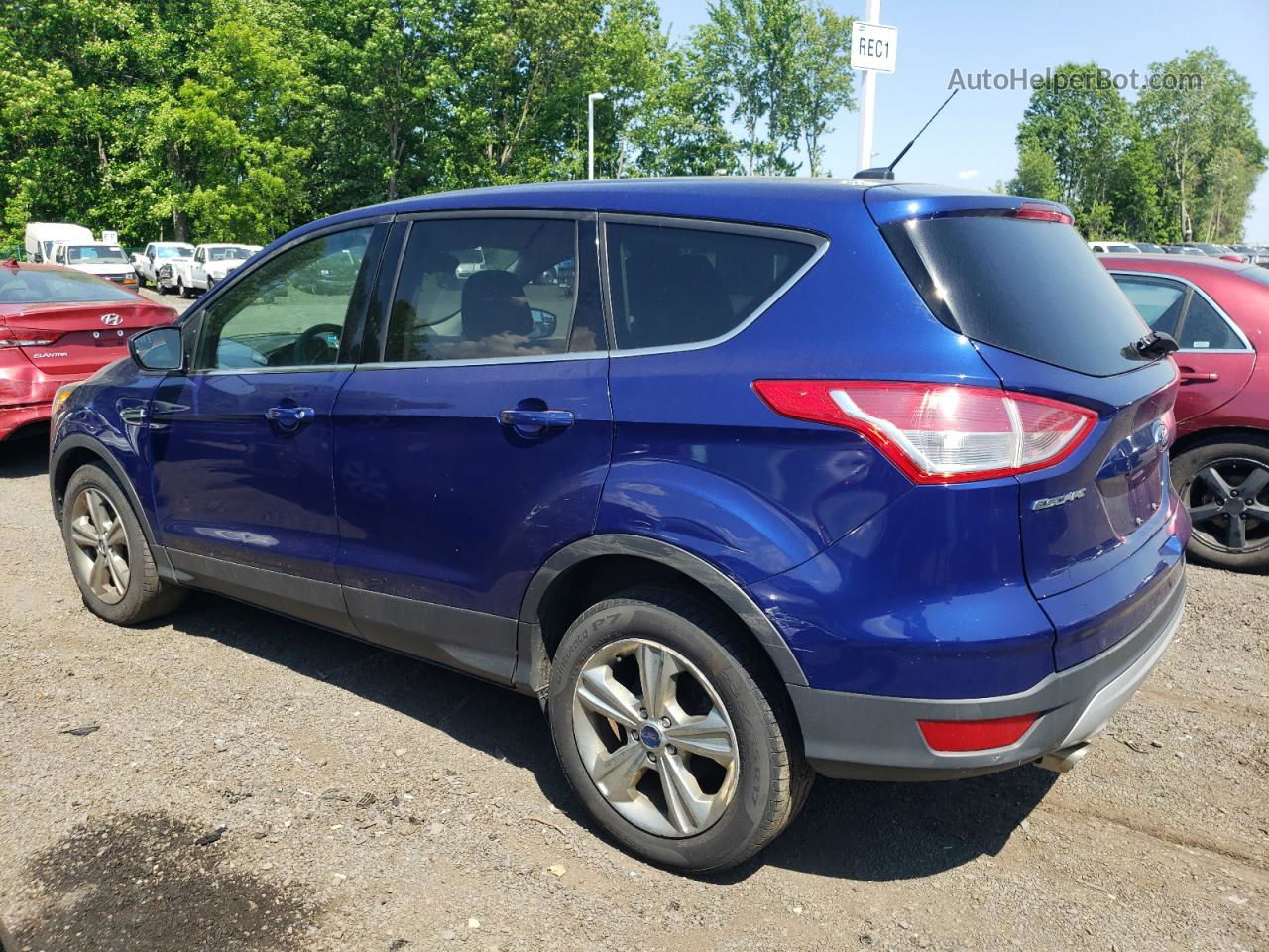 2016 Ford Escape Se Blue vin: 1FMCU0G76GUC86794