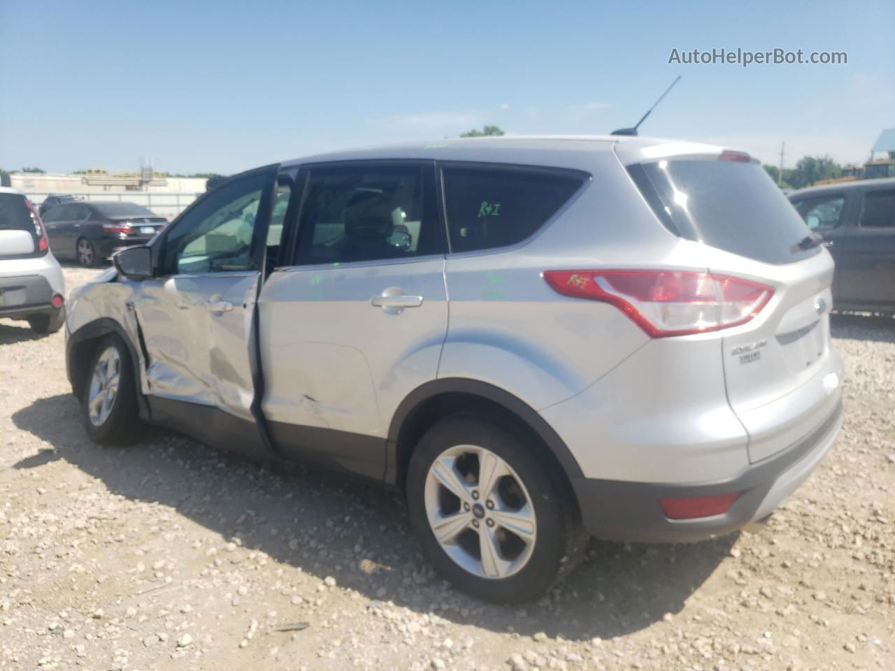 2016 Ford Escape Se Silver vin: 1FMCU0G78GUB53440