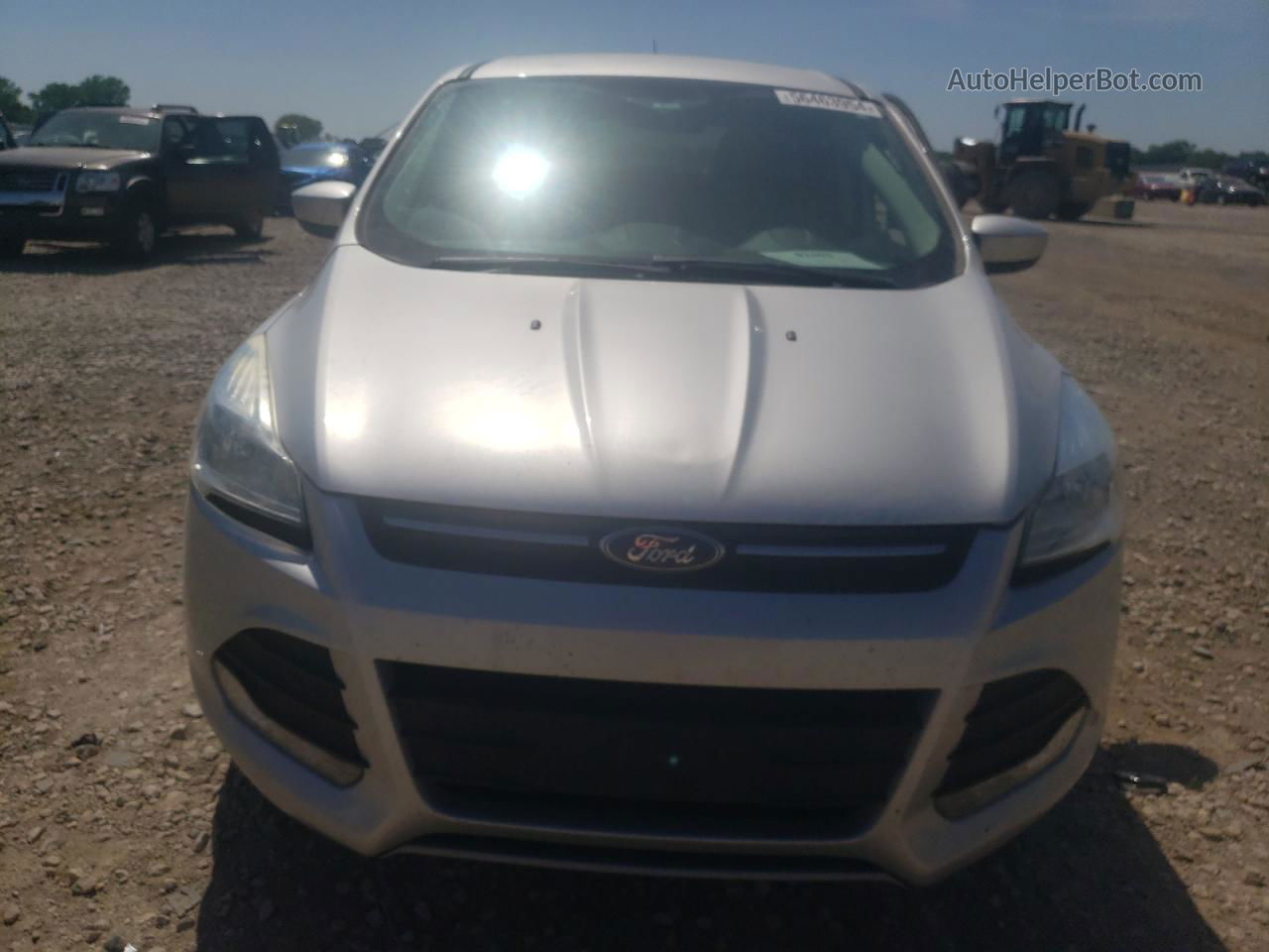 2016 Ford Escape Se Silver vin: 1FMCU0G78GUB53440