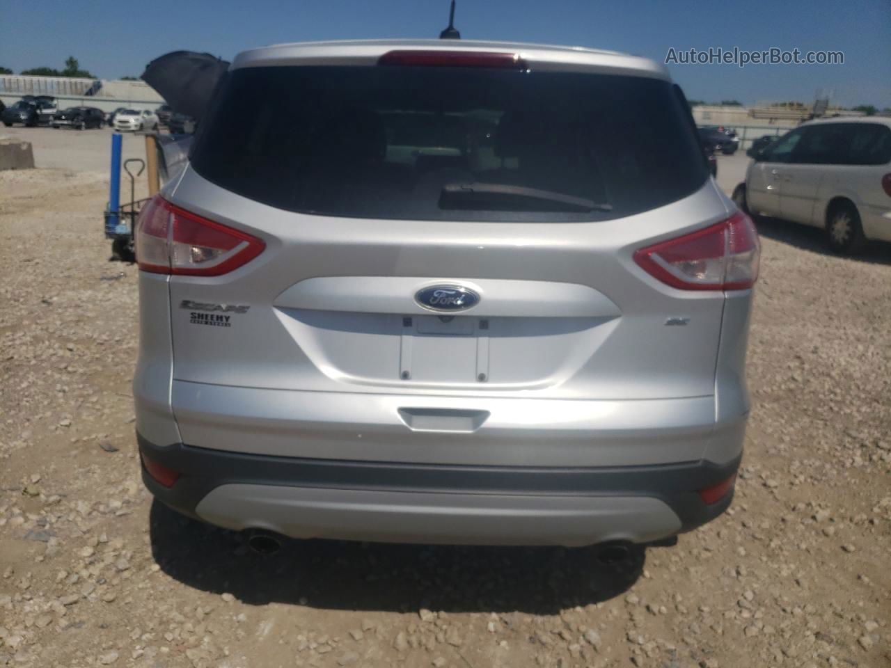 2016 Ford Escape Se Silver vin: 1FMCU0G78GUB53440