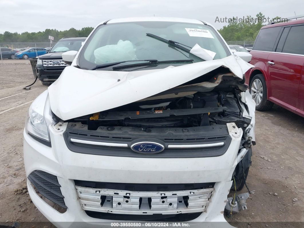 2016 Ford Escape Se White vin: 1FMCU0G78GUC23468