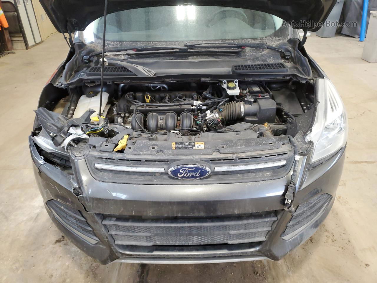 2016 Ford Escape Se Gray vin: 1FMCU0G78GUC47351