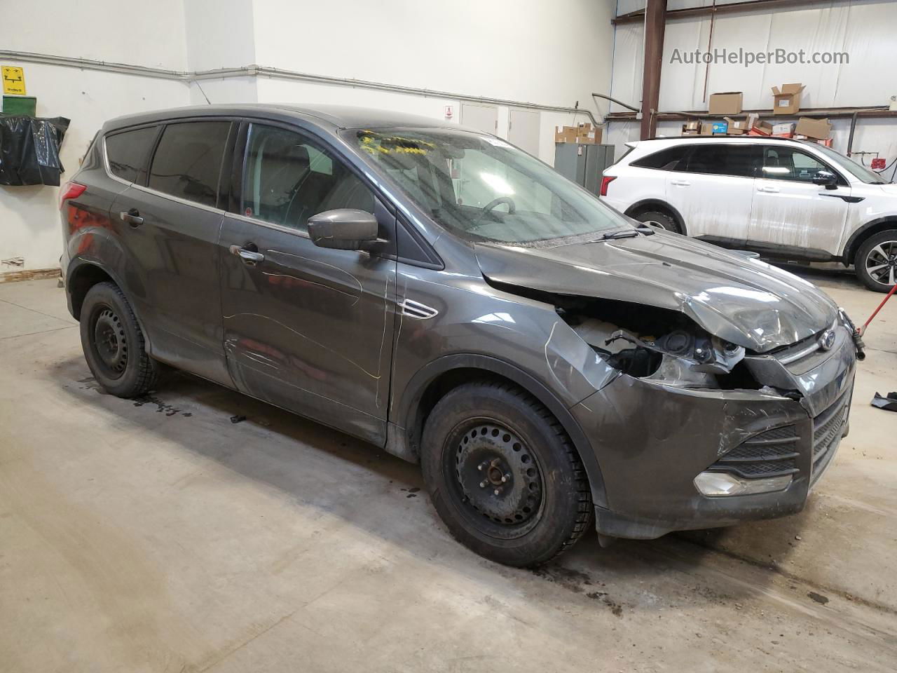 2016 Ford Escape Se Gray vin: 1FMCU0G78GUC47351