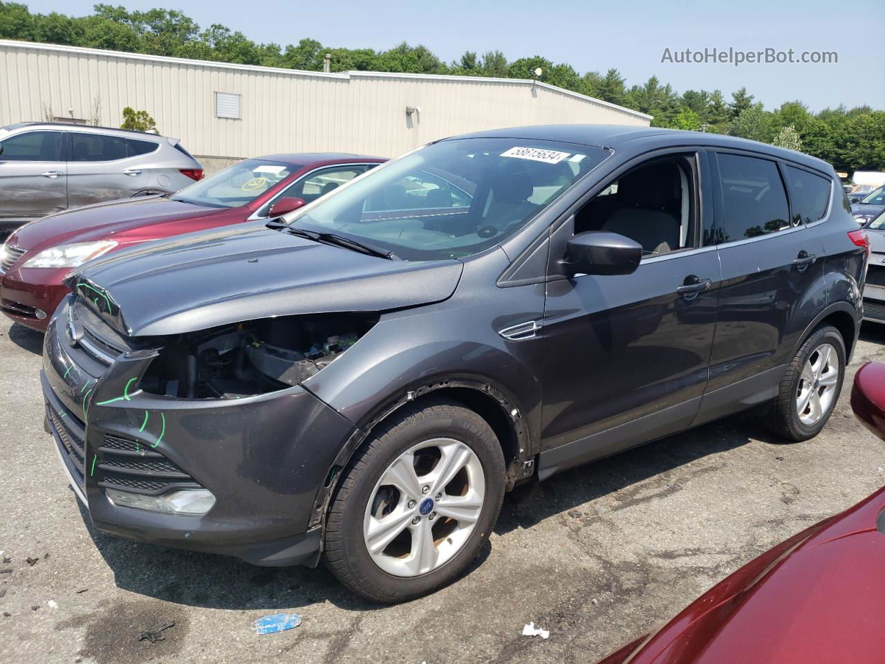 2015 Ford Escape Se Серый vin: 1FMCU0G79FUA20801