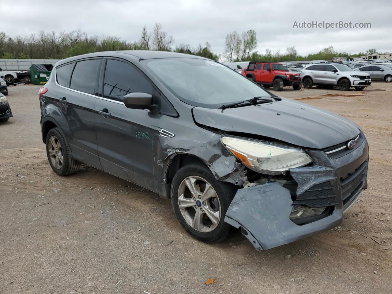 2015 Ford Escape Se Silver vin: 1FMCU0G79FUC24840