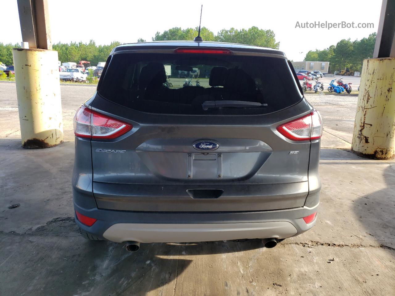 2015 Ford Escape Se Gray vin: 1FMCU0G79FUC42108