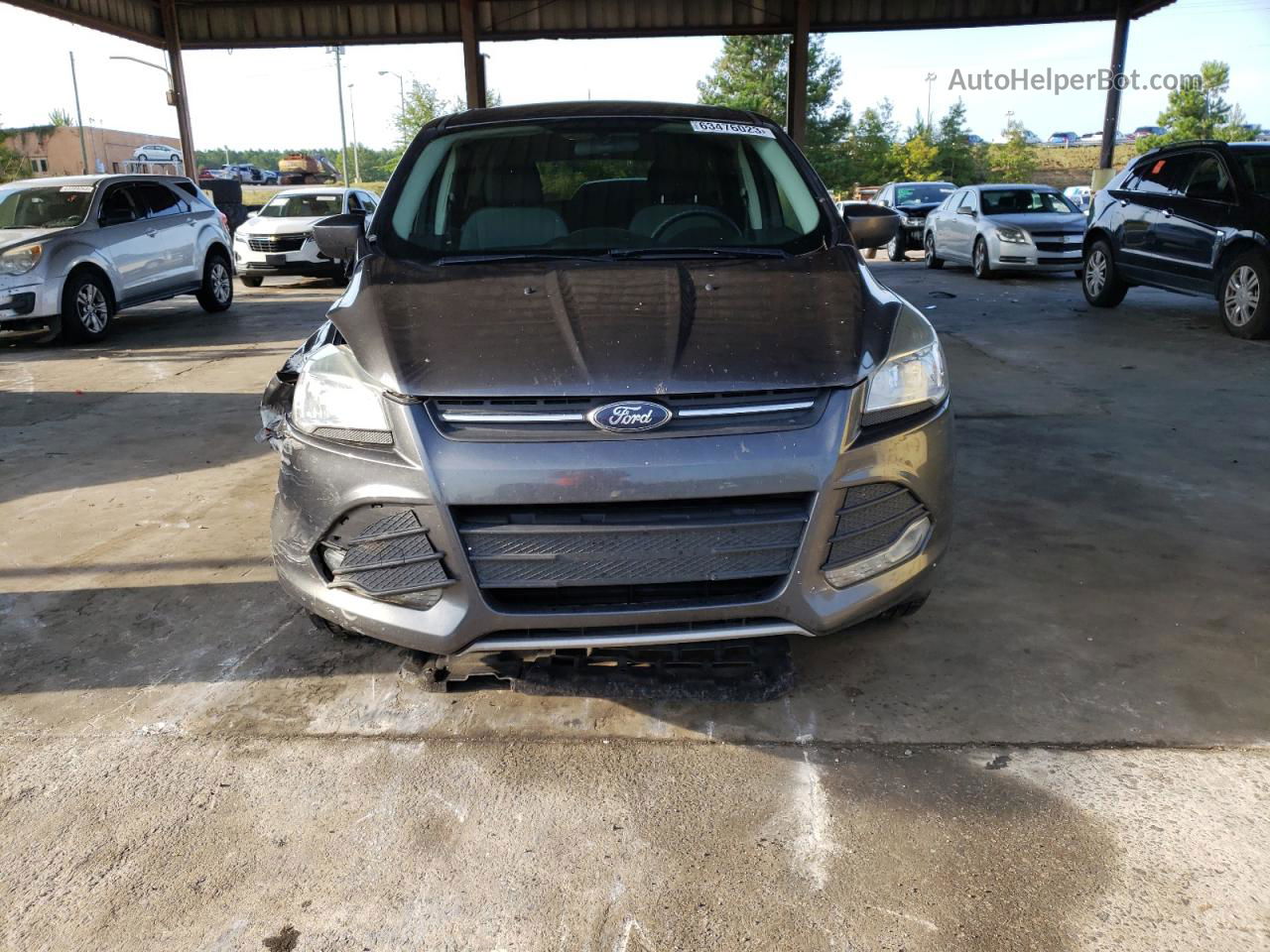 2015 Ford Escape Se Gray vin: 1FMCU0G79FUC42108