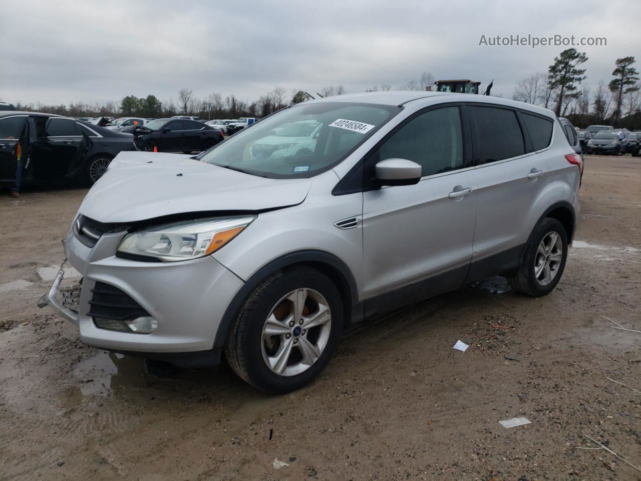 2016 Ford Escape Se Silver vin: 1FMCU0G79GUC10339