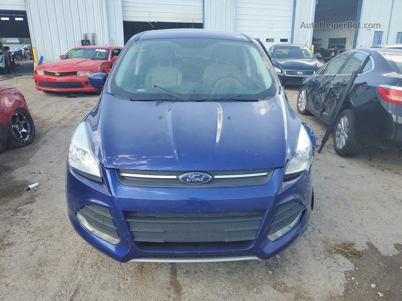 2015 Ford Escape Se Blue vin: 1FMCU0G7XFUC73688