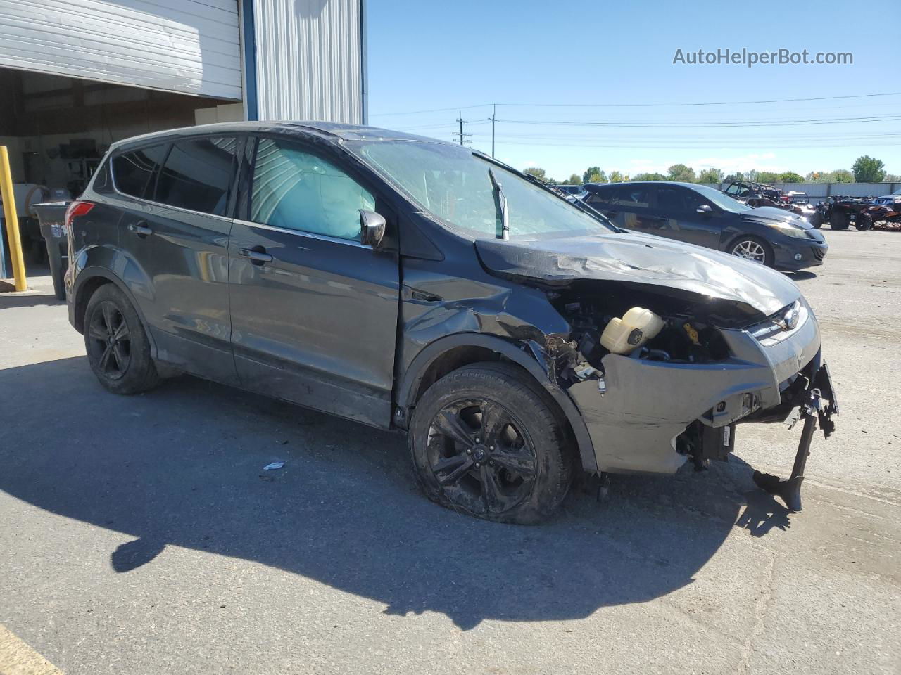 2016 Ford Escape Se Gray vin: 1FMCU0G7XGUA85206