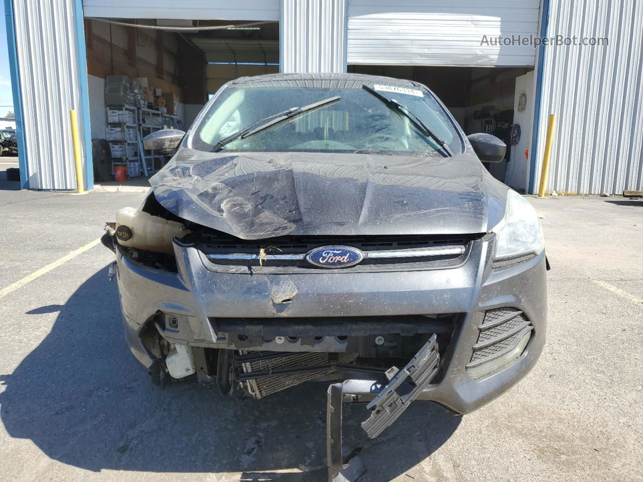 2016 Ford Escape Se Gray vin: 1FMCU0G7XGUA85206