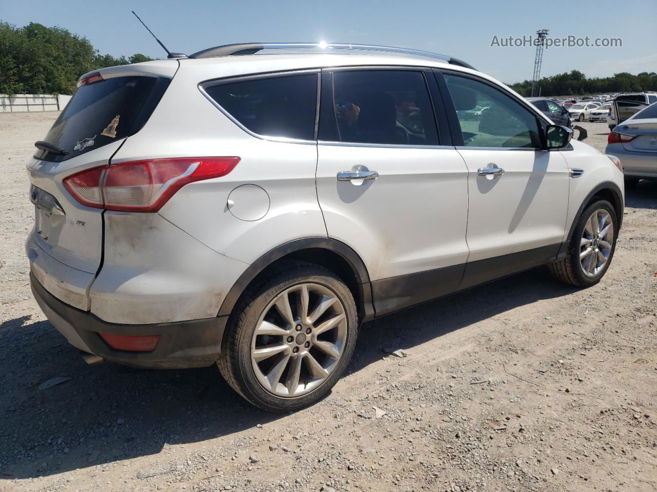 2016 Ford Escape Se White vin: 1FMCU0G7XGUC88094