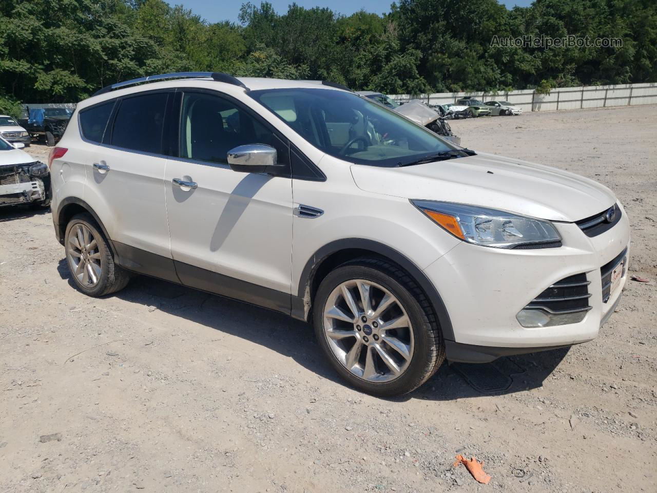 2016 Ford Escape Se White vin: 1FMCU0G7XGUC88094