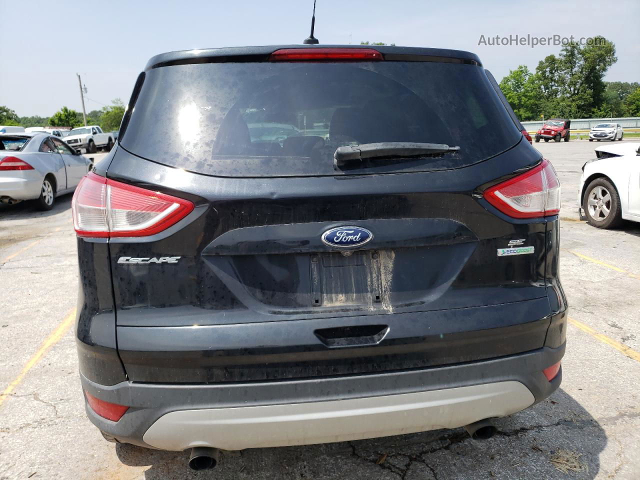 2015 Ford Escape Se Black vin: 1FMCU0G90FUB59507