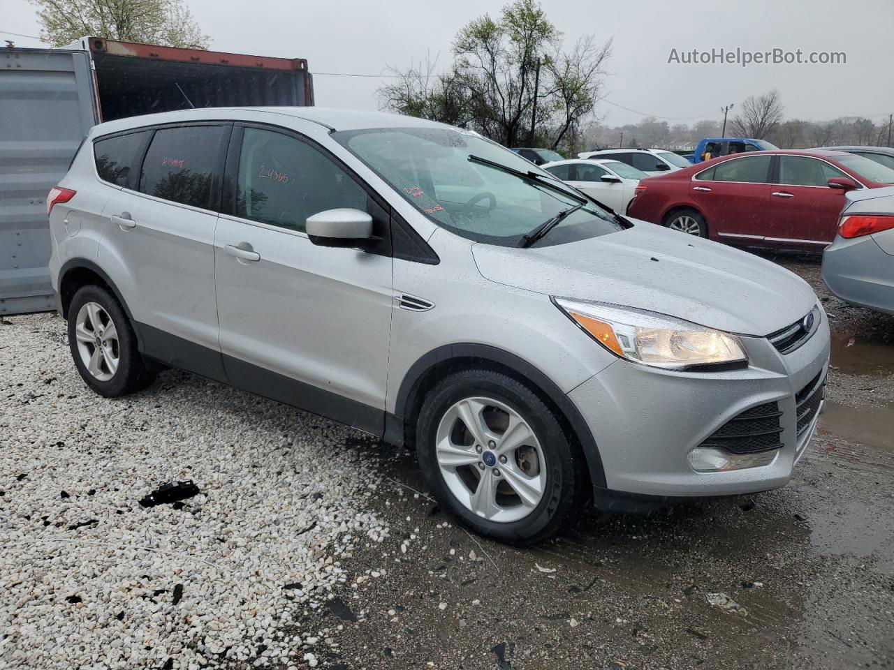 2015 Ford Escape Se Silver vin: 1FMCU0G90FUB78560