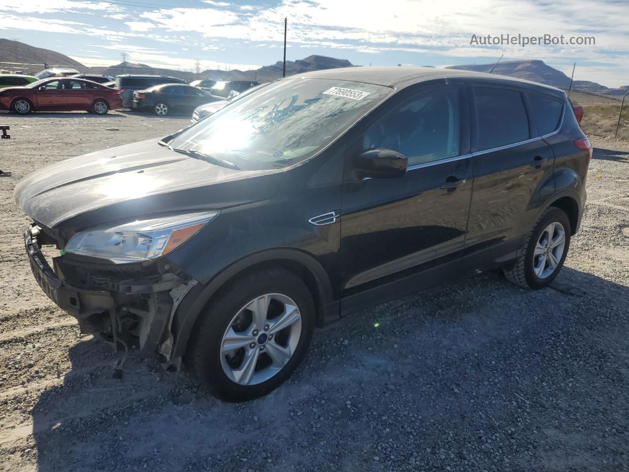 2016 Ford Escape Se Black vin: 1FMCU0G90GUC29508