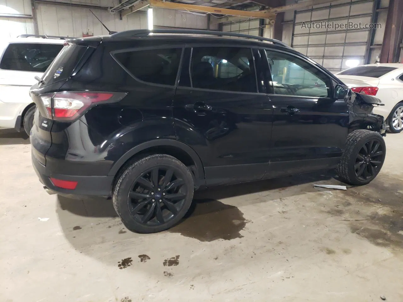 2017 Ford Escape Se Black vin: 1FMCU0G90HUA43923