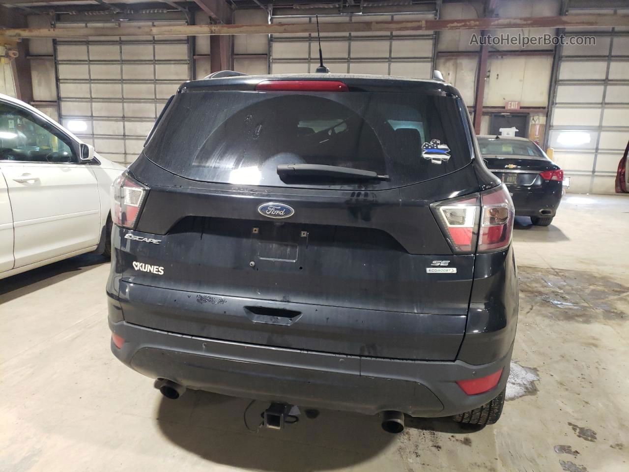 2017 Ford Escape Se Black vin: 1FMCU0G90HUA43923