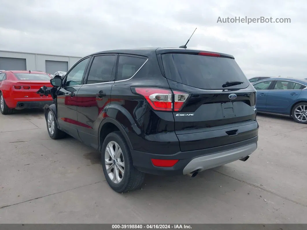 2017 Ford Escape Se Черный vin: 1FMCU0G90HUC89063