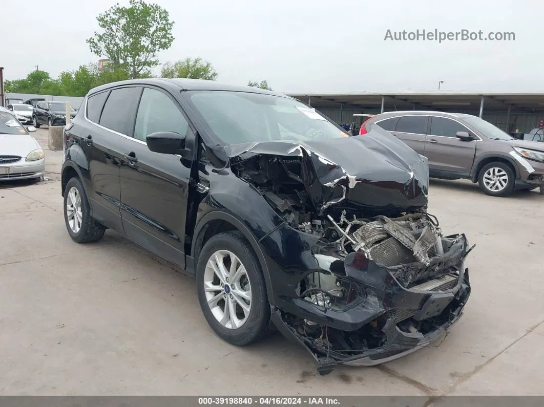 2017 Ford Escape Se Black vin: 1FMCU0G90HUC89063