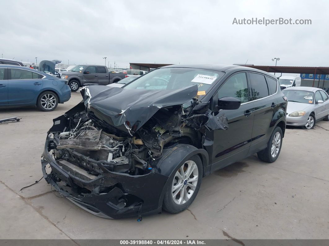 2017 Ford Escape Se Black vin: 1FMCU0G90HUC89063