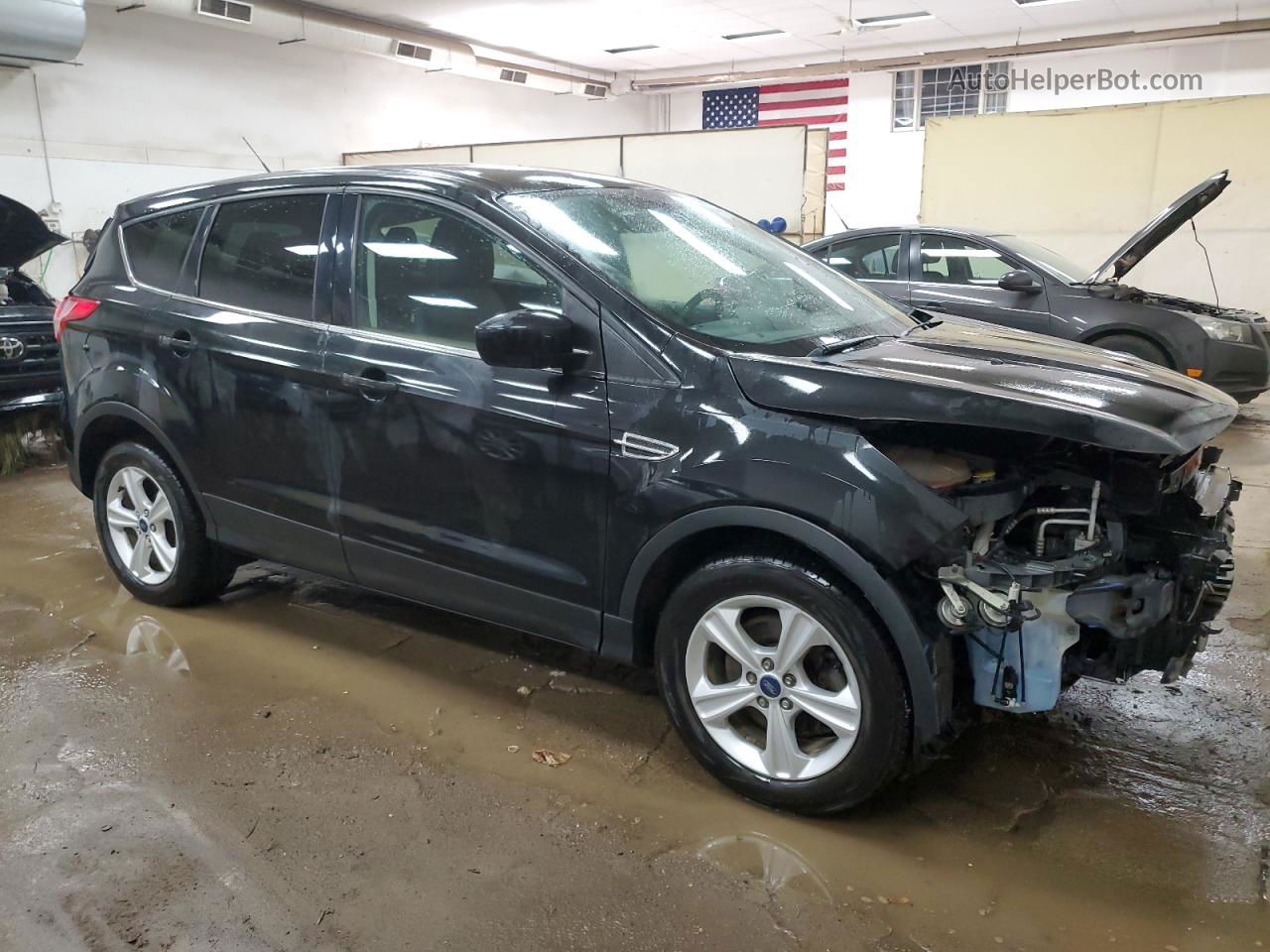 2014 Ford Escape Se Черный vin: 1FMCU0G91EUE24210