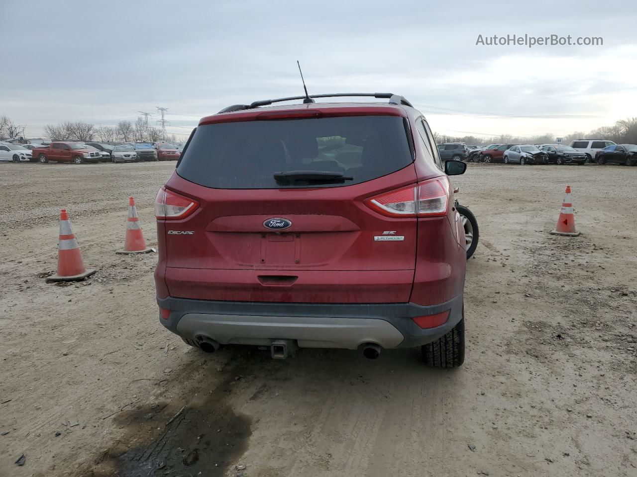 2015 Ford Escape Se Red vin: 1FMCU0G91FUB37418