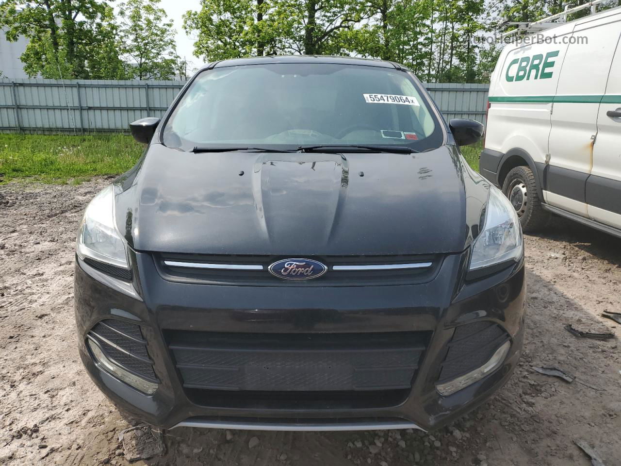 2015 Ford Escape Se Черный vin: 1FMCU0G91FUB64313