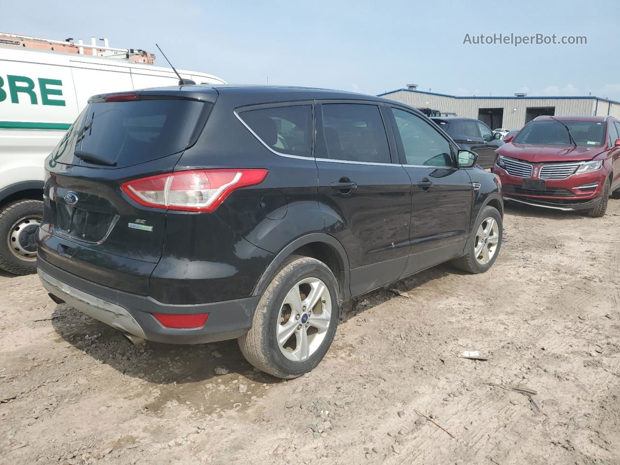 2015 Ford Escape Se Black vin: 1FMCU0G91FUB64313