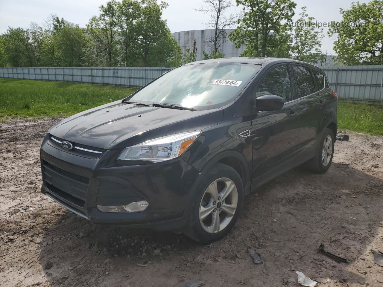 2015 Ford Escape Se Черный vin: 1FMCU0G91FUB64313