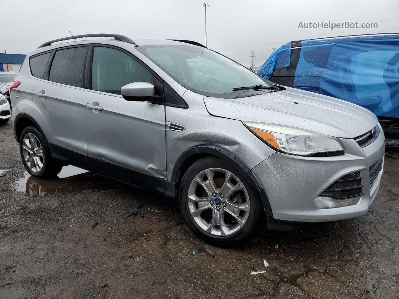 2016 Ford Escape Se Silver vin: 1FMCU0G91GUC34619