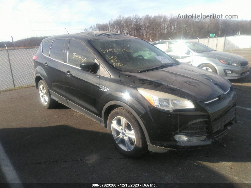 2015 Ford Escape Se Black vin: 1FMCU0G92FUA32029