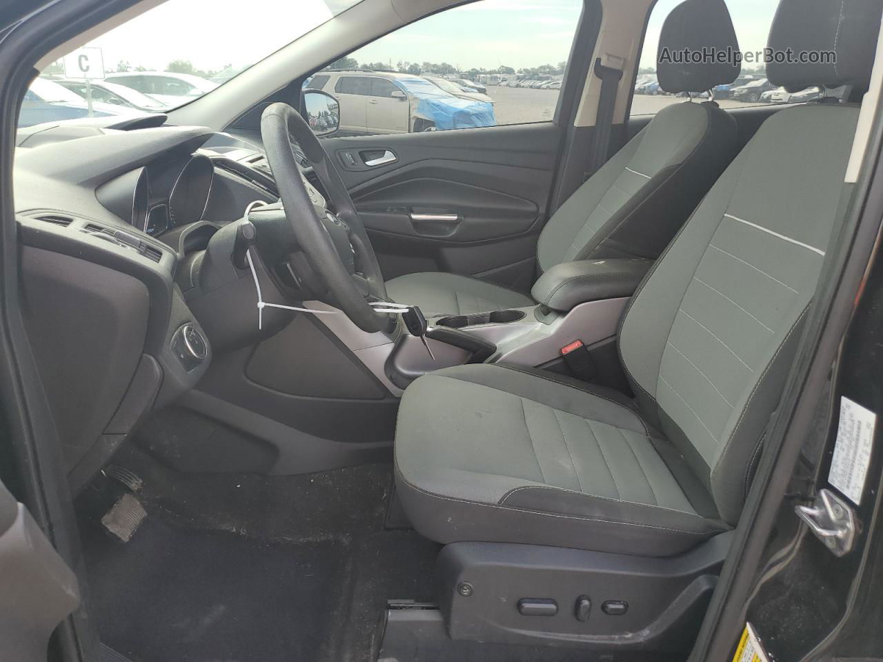 2015 Ford Escape Se Black vin: 1FMCU0G92FUB42143