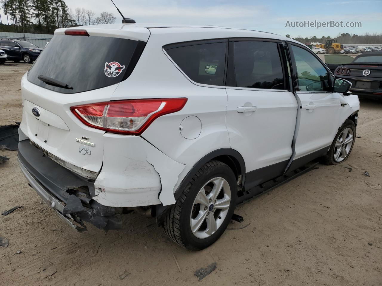 2016 Ford Escape Se White vin: 1FMCU0G92GUB25361