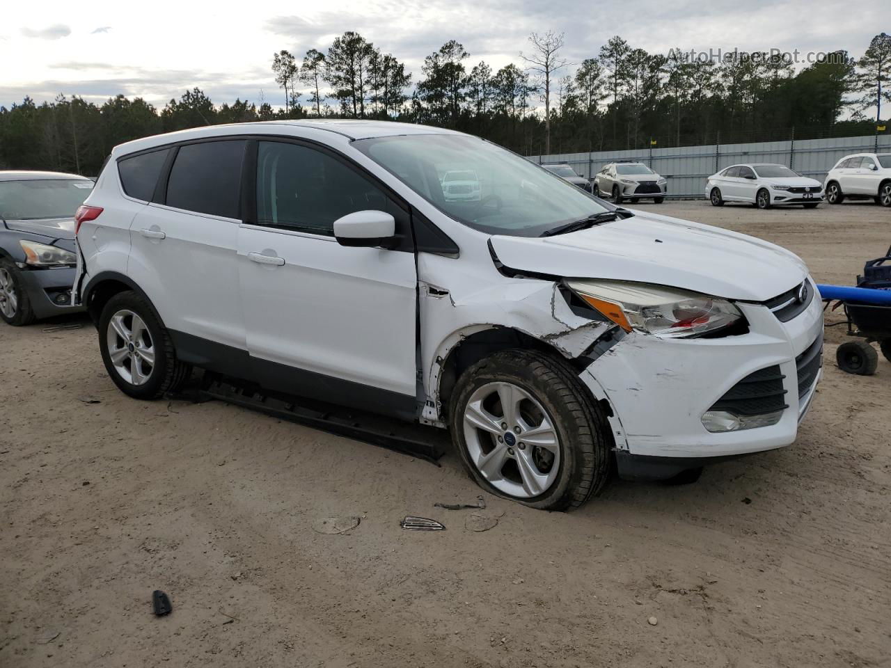 2016 Ford Escape Se White vin: 1FMCU0G92GUB25361